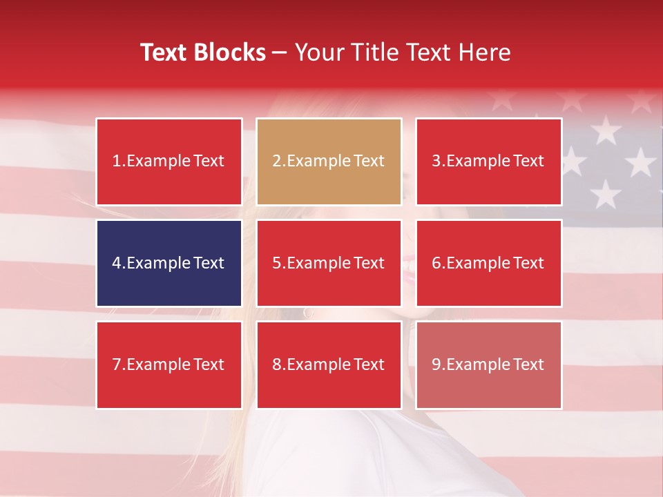 Adult Girl Emotions PowerPoint Template