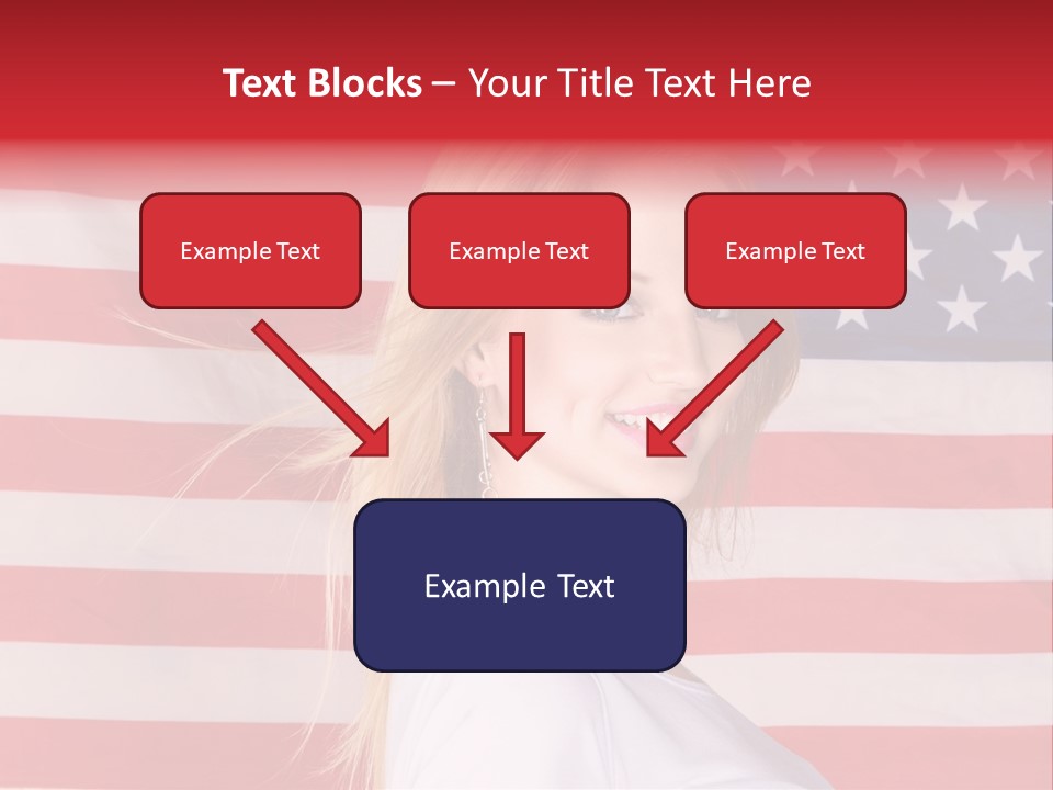 Adult Girl Emotions PowerPoint Template