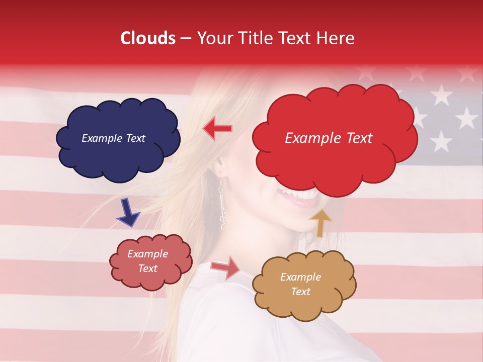 Adult Girl Emotions PowerPoint Template