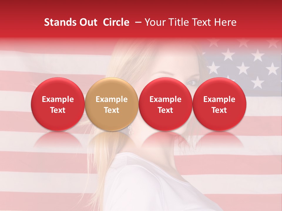 Adult Girl Emotions PowerPoint Template