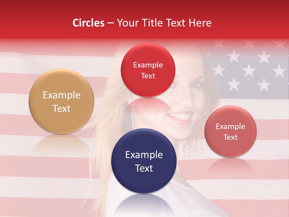 Adult Girl Emotions PowerPoint Template