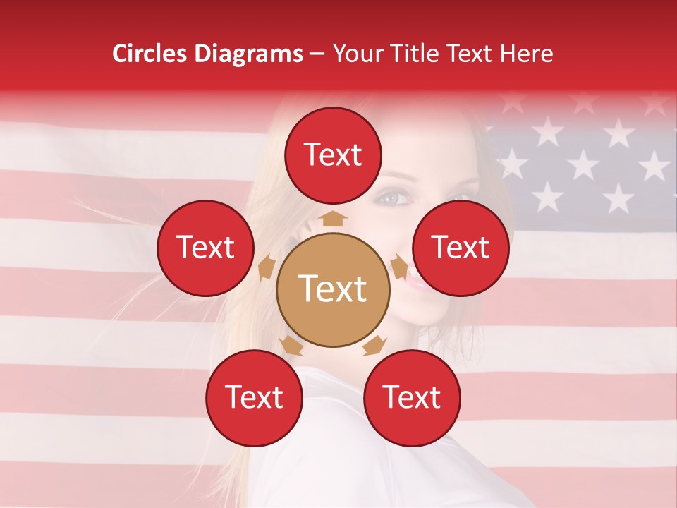 Adult Girl Emotions PowerPoint Template