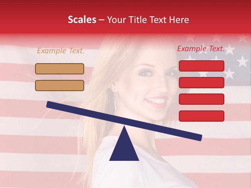 Adult Girl Emotions PowerPoint Template