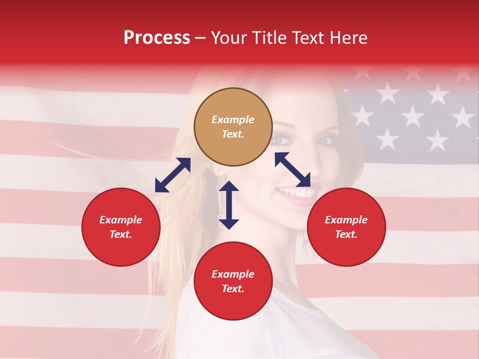 Adult Girl Emotions PowerPoint Template