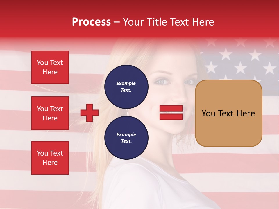Adult Girl Emotions PowerPoint Template