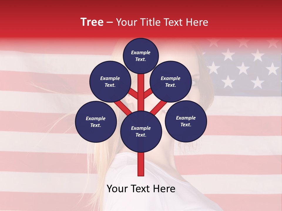 Adult Girl Emotions PowerPoint Template