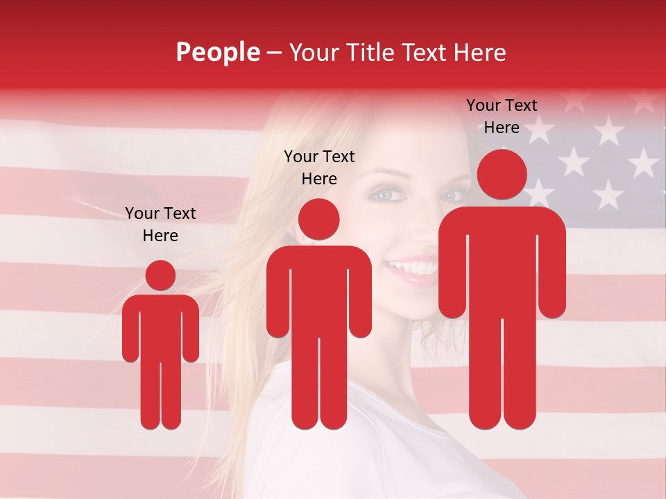 Adult Girl Emotions PowerPoint Template