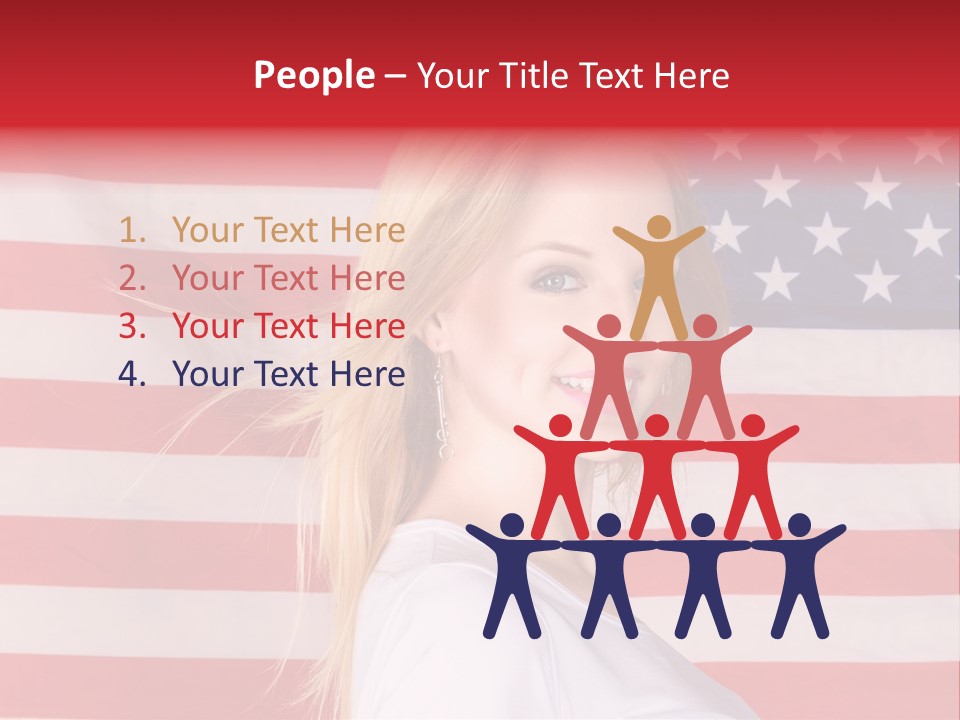 Adult Girl Emotions PowerPoint Template