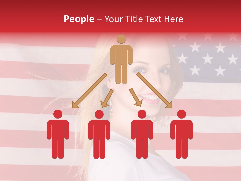 Adult Girl Emotions PowerPoint Template