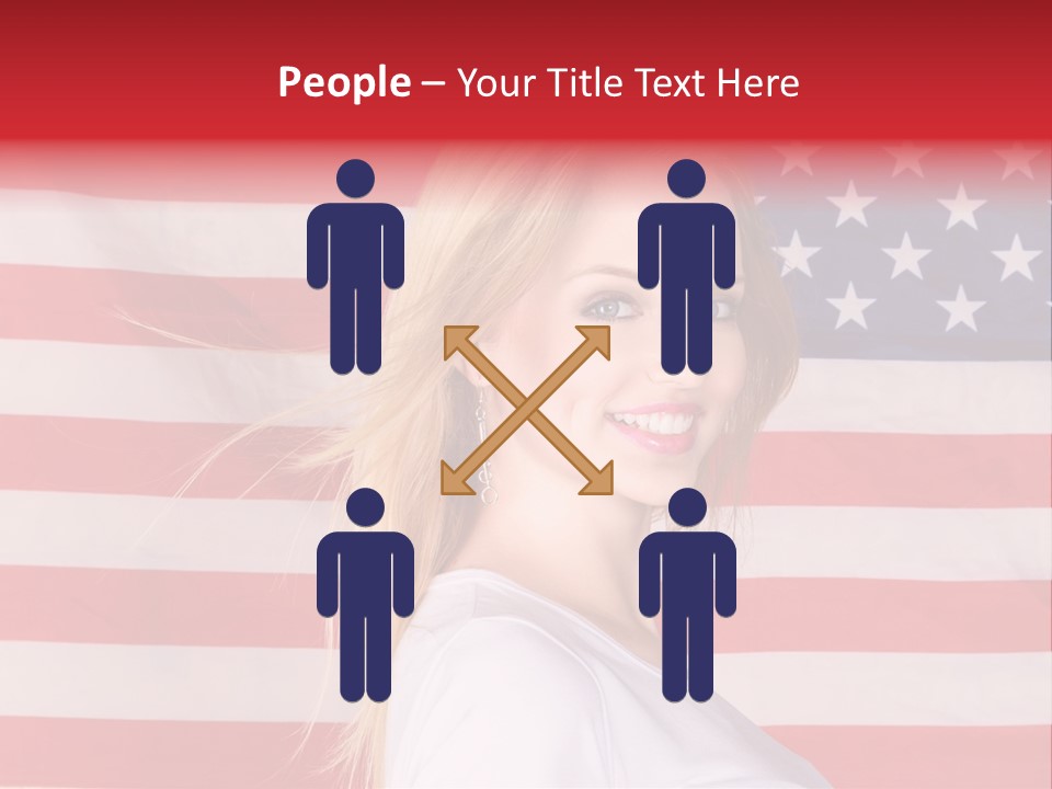 Adult Girl Emotions PowerPoint Template