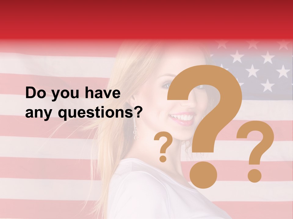 Adult Girl Emotions PowerPoint Template