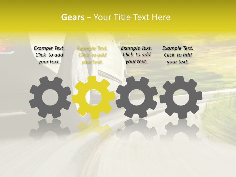 Speed Curve Accelerate PowerPoint Template