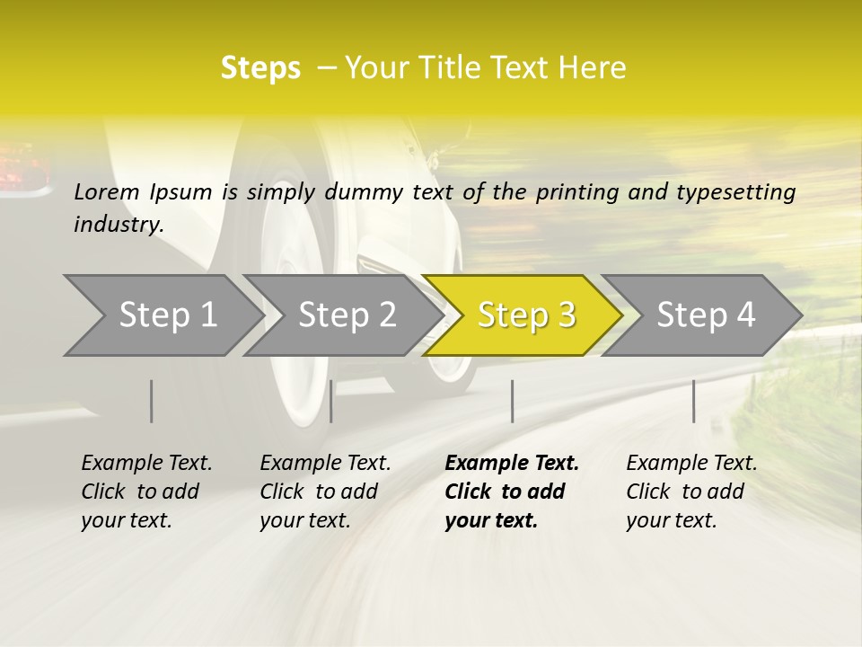 Speed Curve Accelerate PowerPoint Template