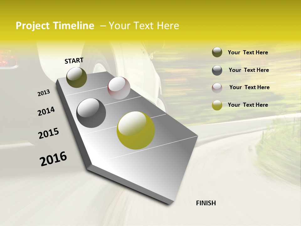 Speed Curve Accelerate PowerPoint Template