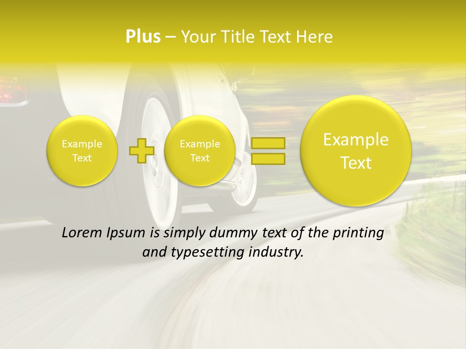 Speed Curve Accelerate PowerPoint Template