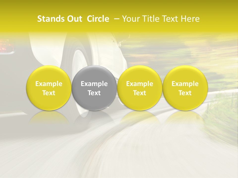 Speed Curve Accelerate PowerPoint Template
