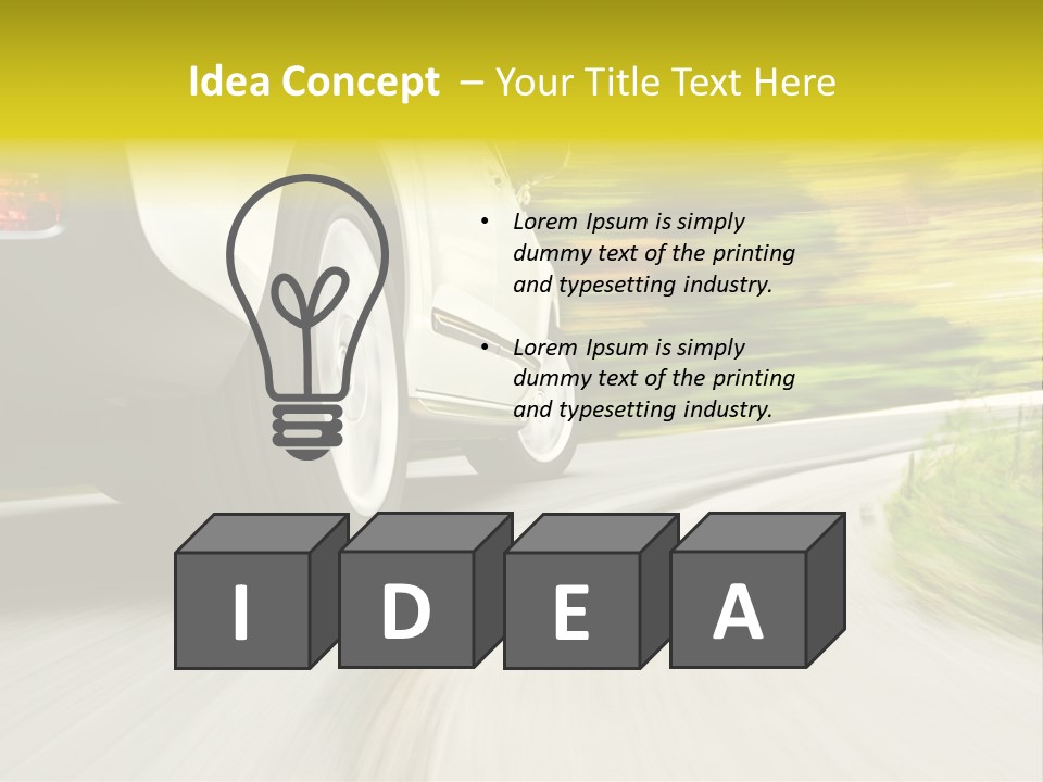 Speed Curve Accelerate PowerPoint Template