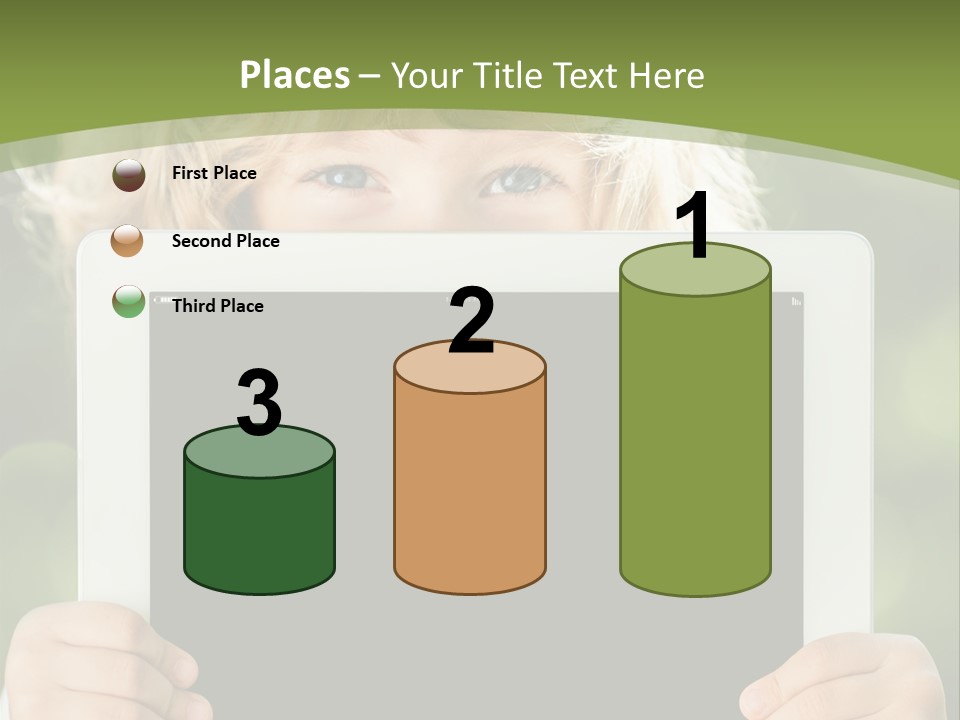 Face Copy Child PowerPoint Template