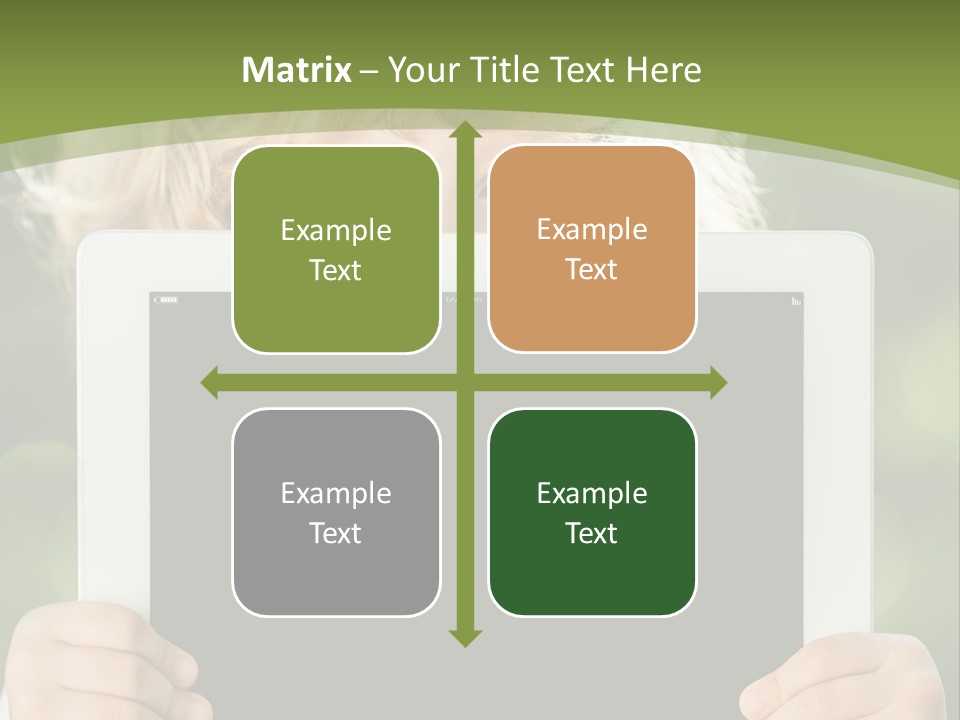 Face Copy Child PowerPoint Template