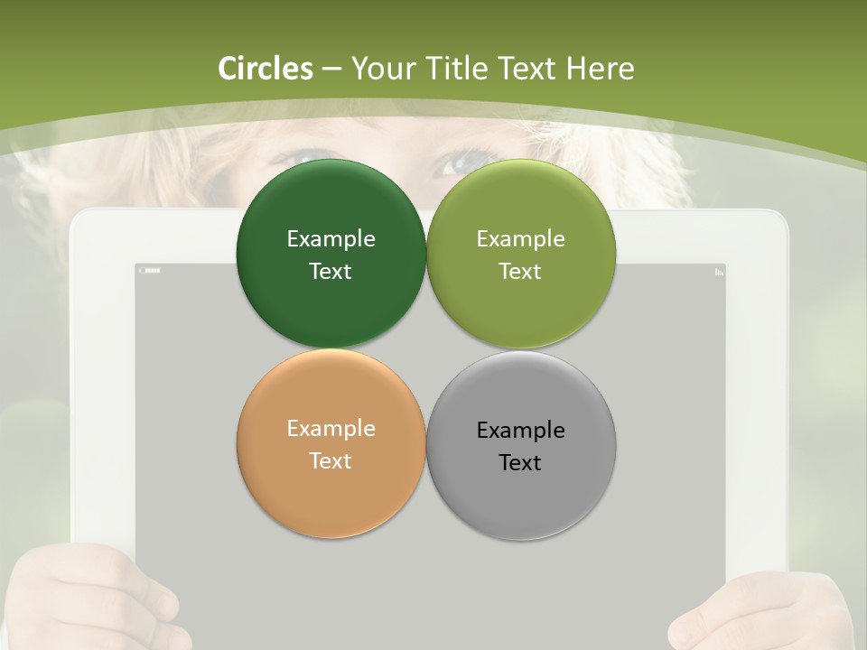 Face Copy Child PowerPoint Template