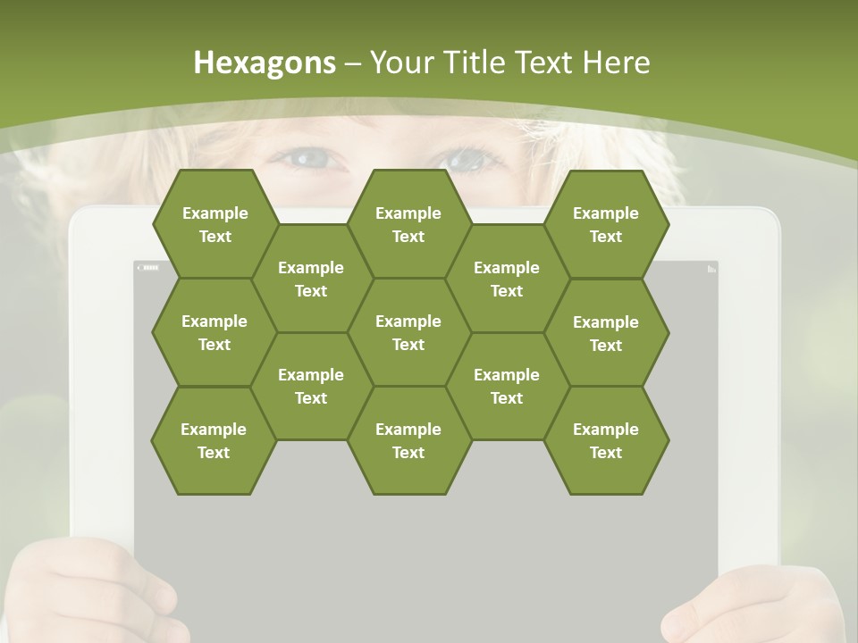 Face Copy Child PowerPoint Template