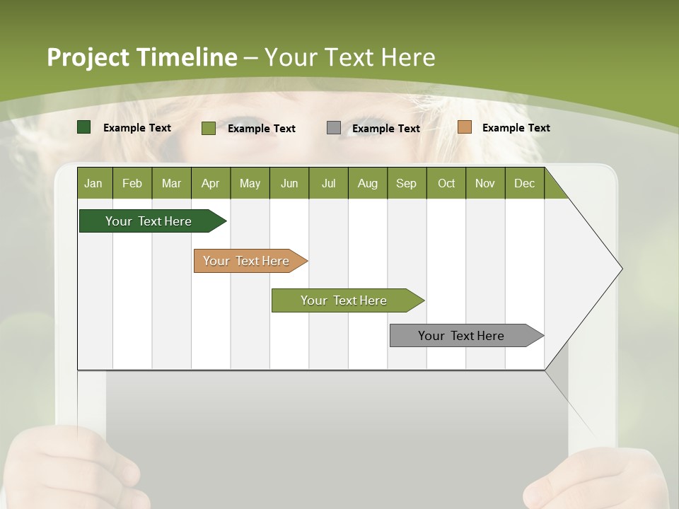 Face Copy Child PowerPoint Template