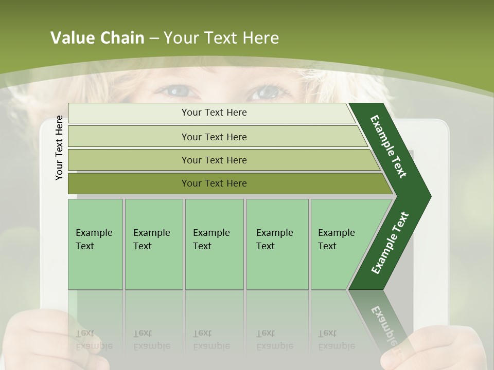 Face Copy Child PowerPoint Template