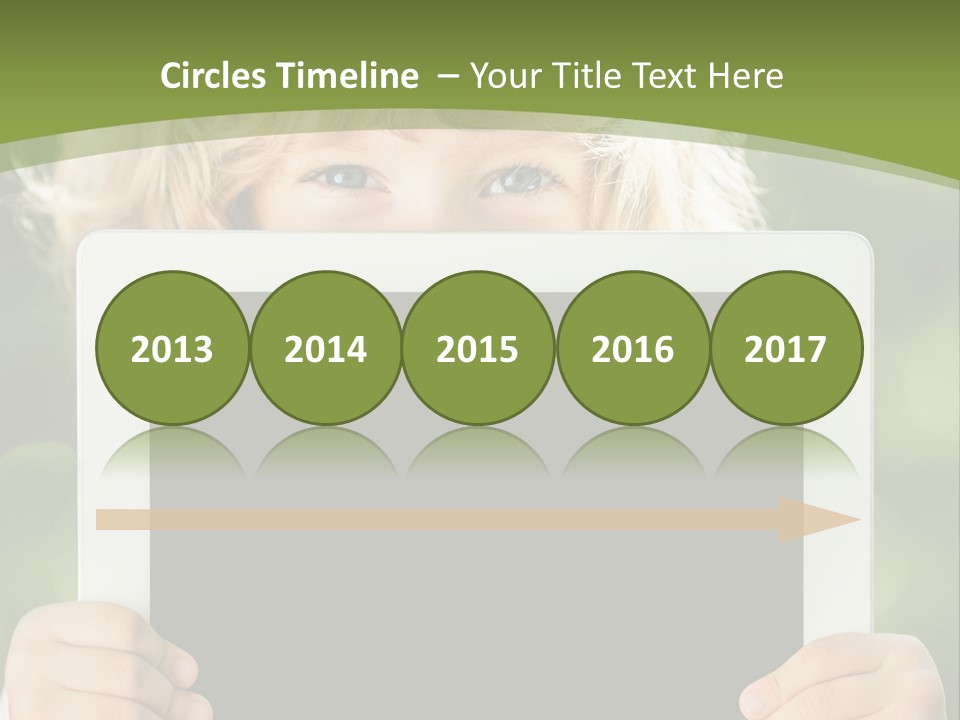 Face Copy Child PowerPoint Template