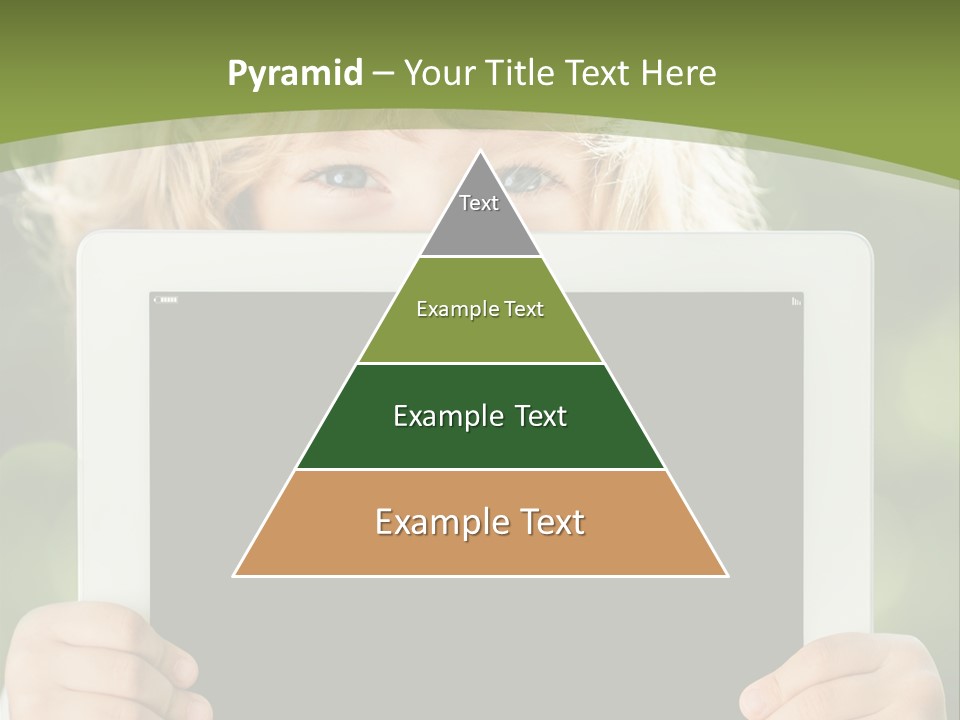 Face Copy Child PowerPoint Template