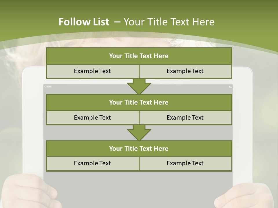Face Copy Child PowerPoint Template