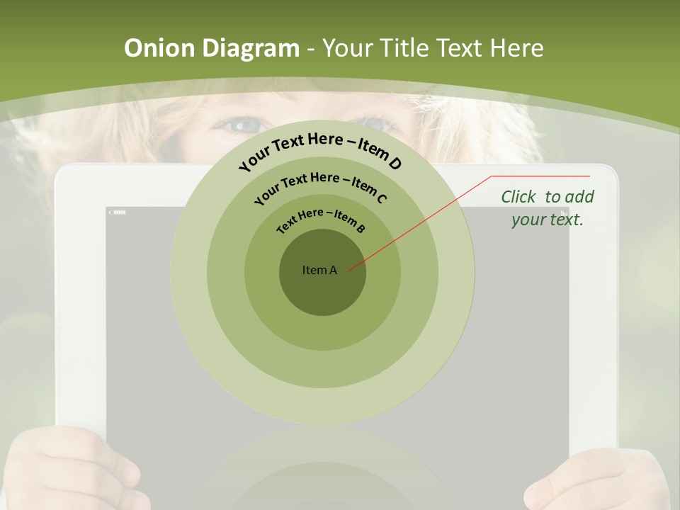 Face Copy Child PowerPoint Template