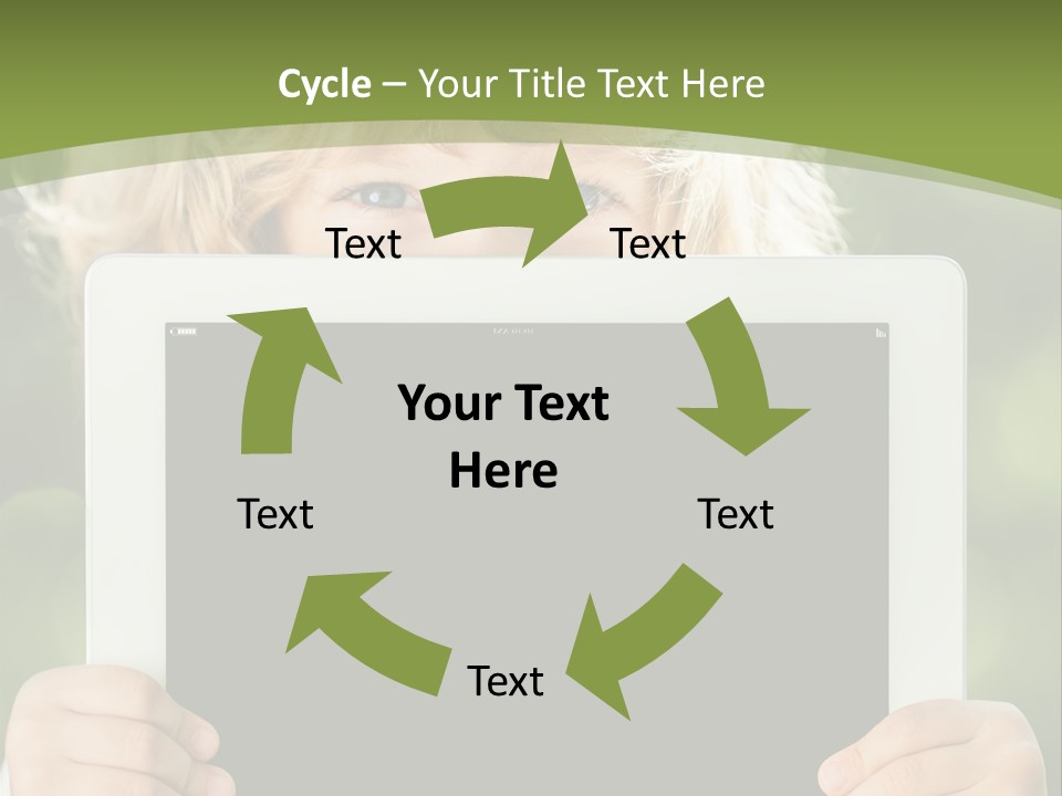 Face Copy Child PowerPoint Template