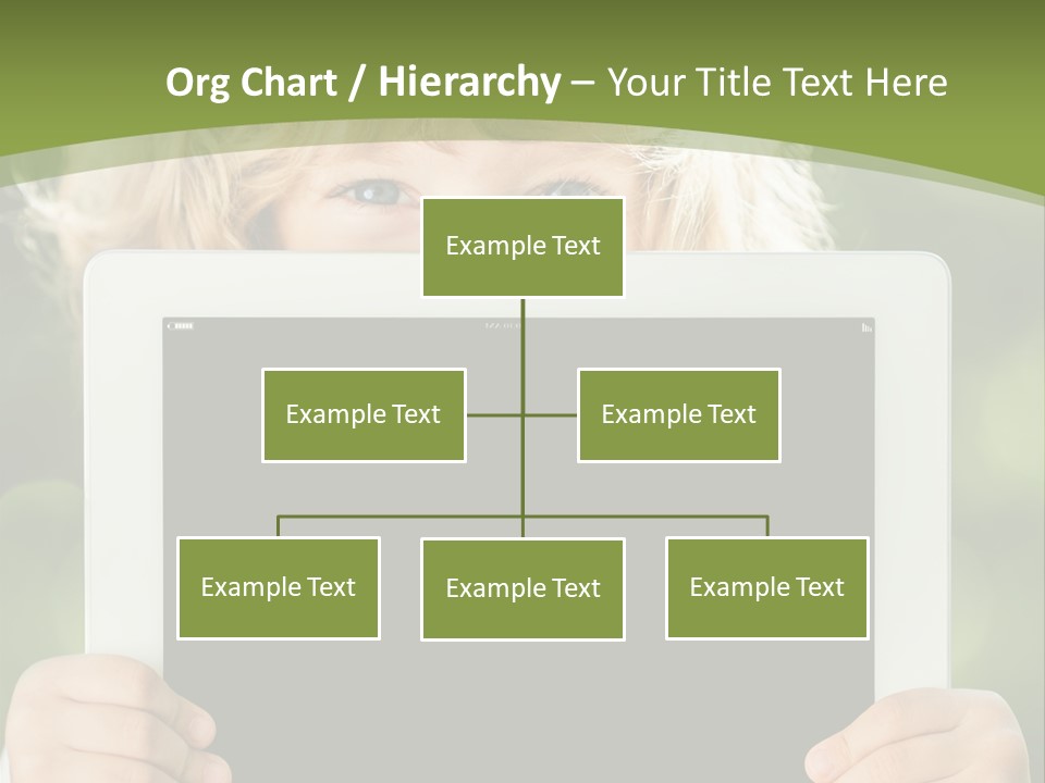 Face Copy Child PowerPoint Template