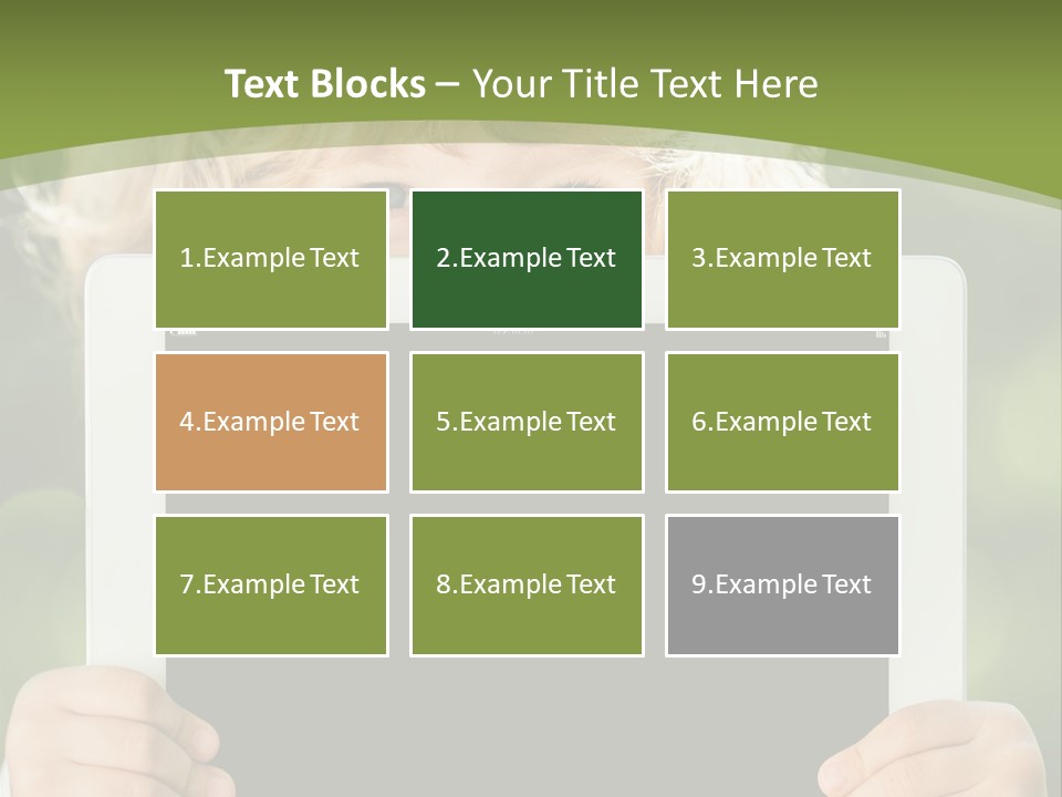 Face Copy Child PowerPoint Template