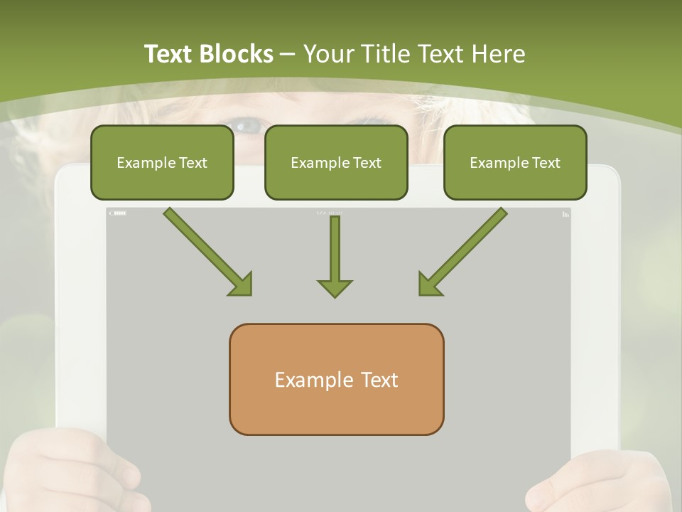 Face Copy Child PowerPoint Template