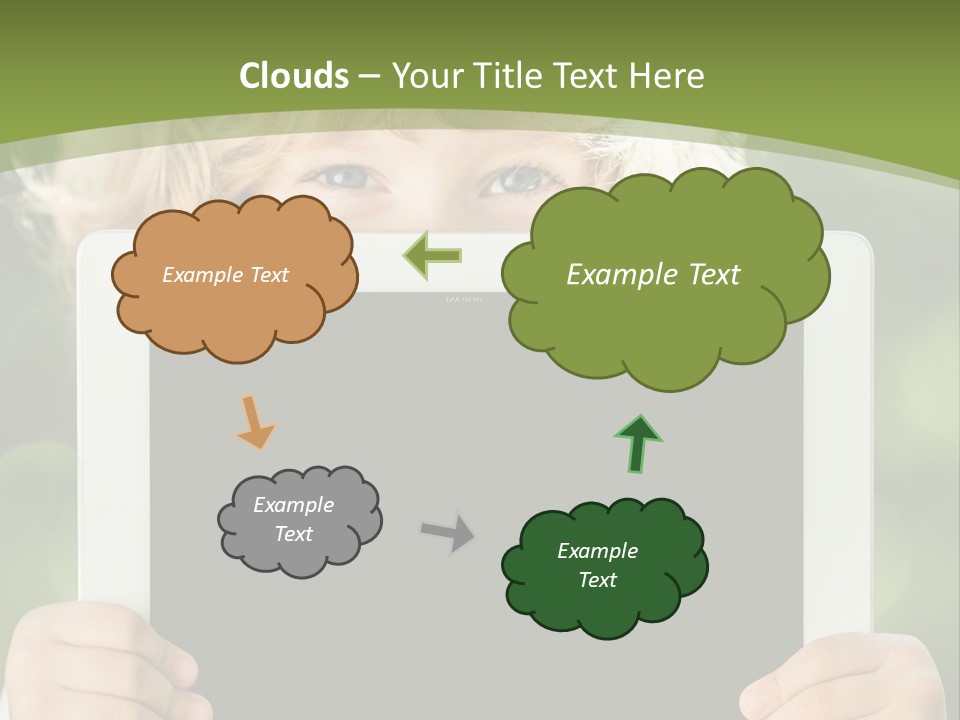 Face Copy Child PowerPoint Template