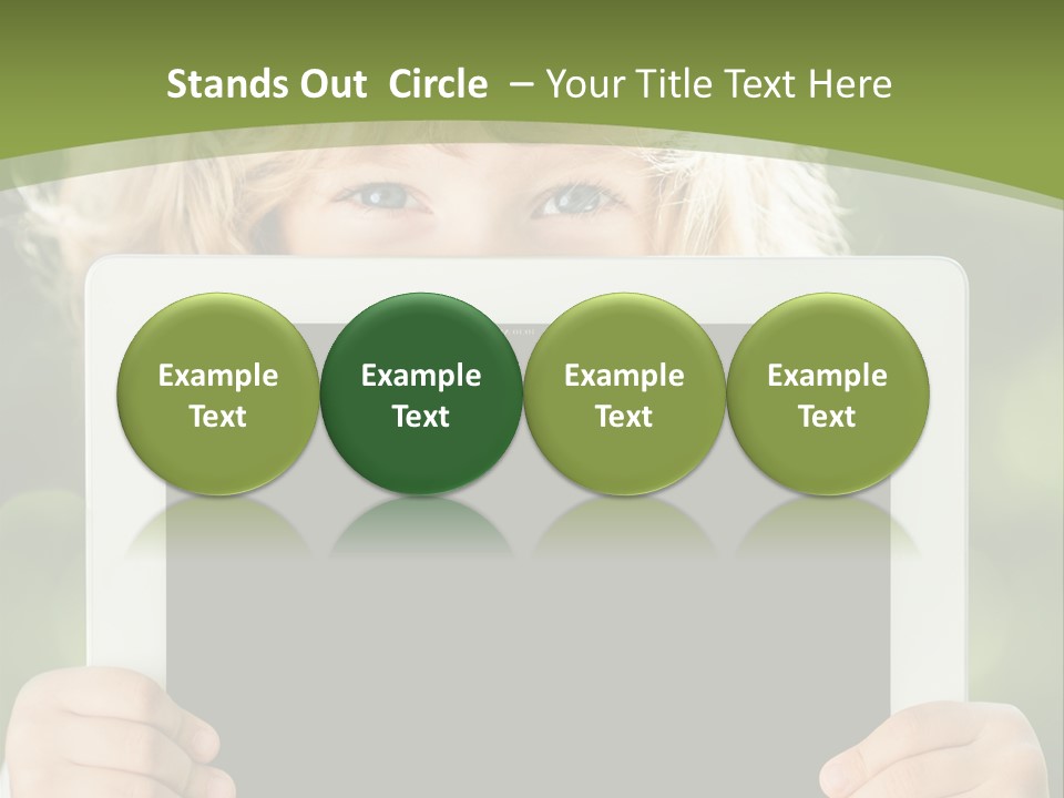 Face Copy Child PowerPoint Template