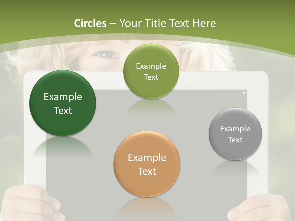 Face Copy Child PowerPoint Template