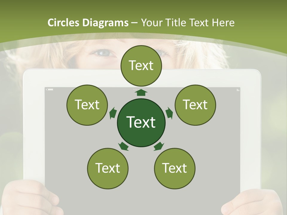 Face Copy Child PowerPoint Template