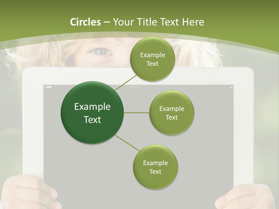 Face Copy Child PowerPoint Template