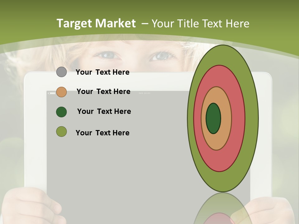 Face Copy Child PowerPoint Template