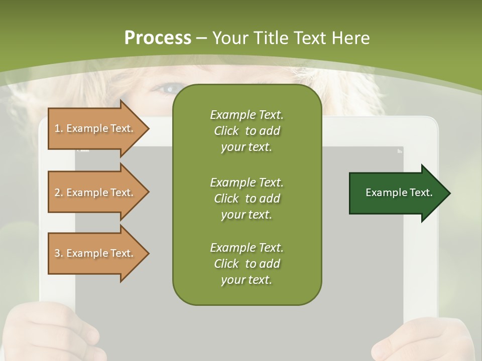 Face Copy Child PowerPoint Template