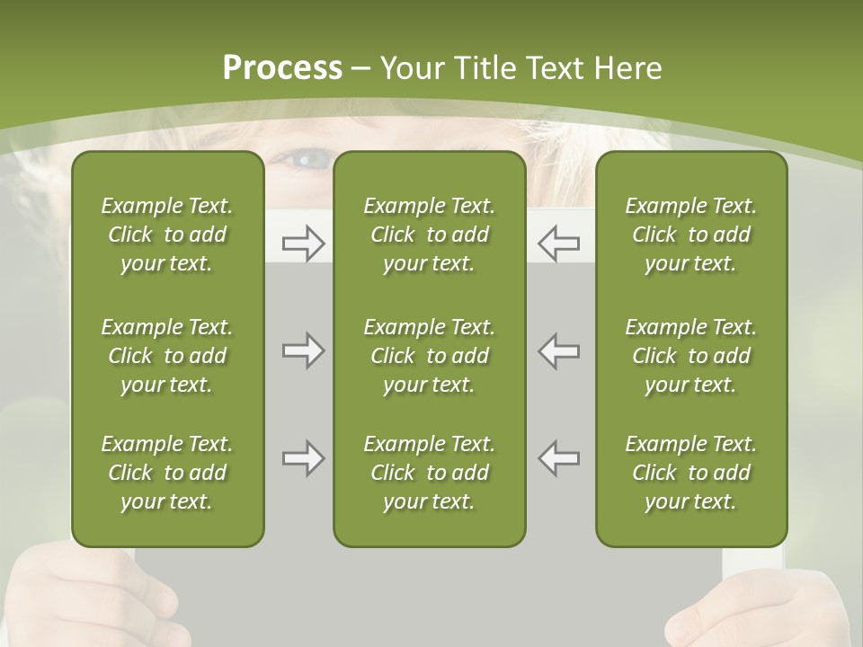 Face Copy Child PowerPoint Template