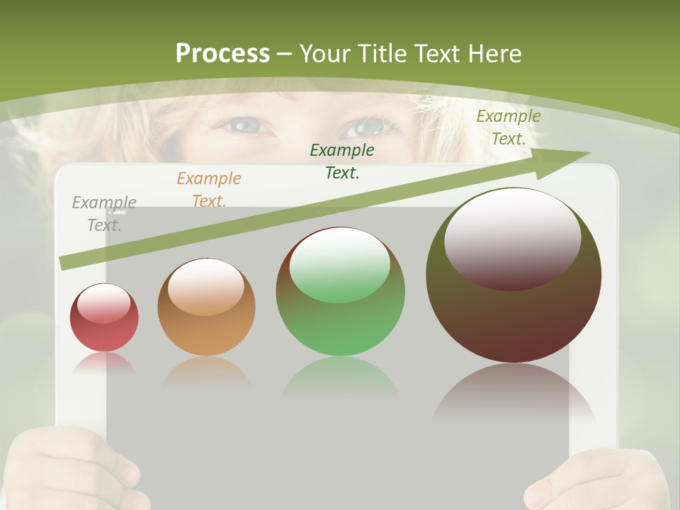 Face Copy Child PowerPoint Template