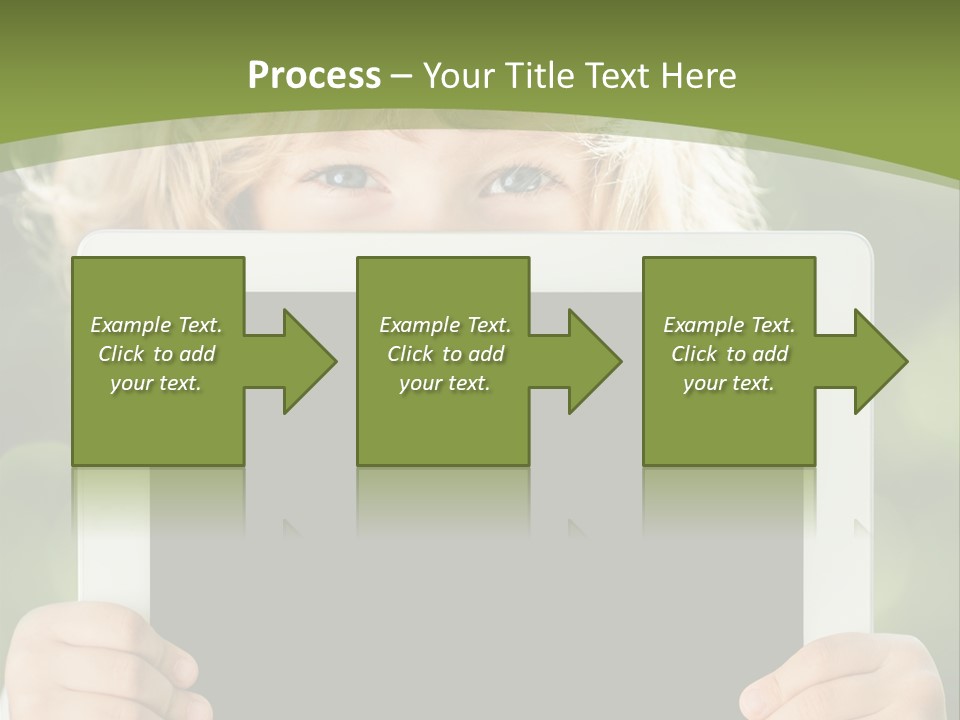Face Copy Child PowerPoint Template