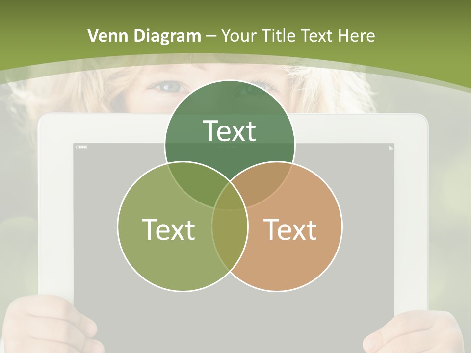 Face Copy Child PowerPoint Template