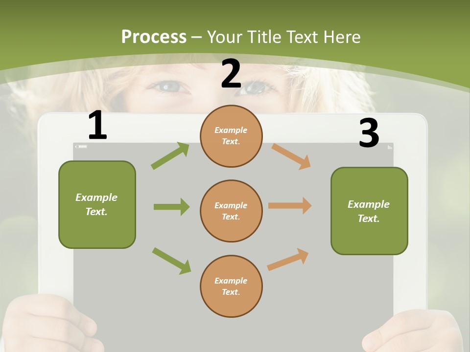 Face Copy Child PowerPoint Template