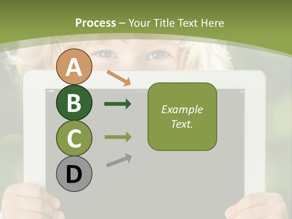 Face Copy Child PowerPoint Template