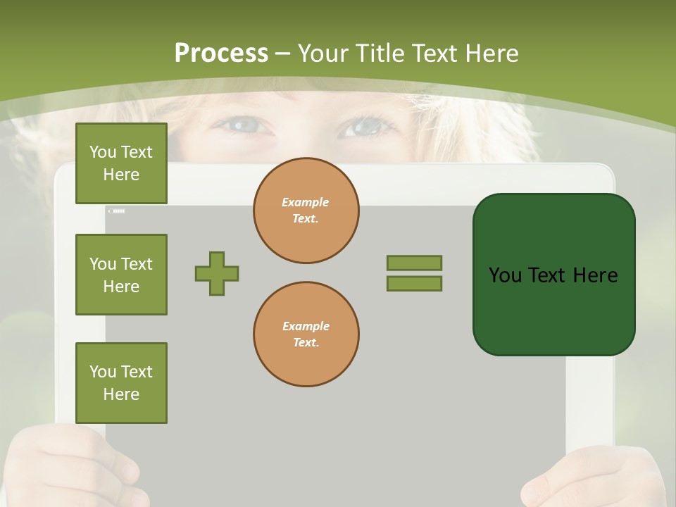 Face Copy Child PowerPoint Template