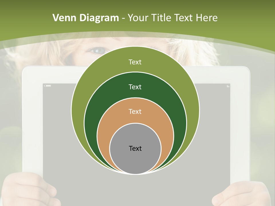 Face Copy Child PowerPoint Template